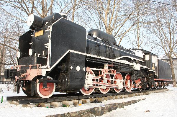 ロシア　サハリン島（樺太）　汽車